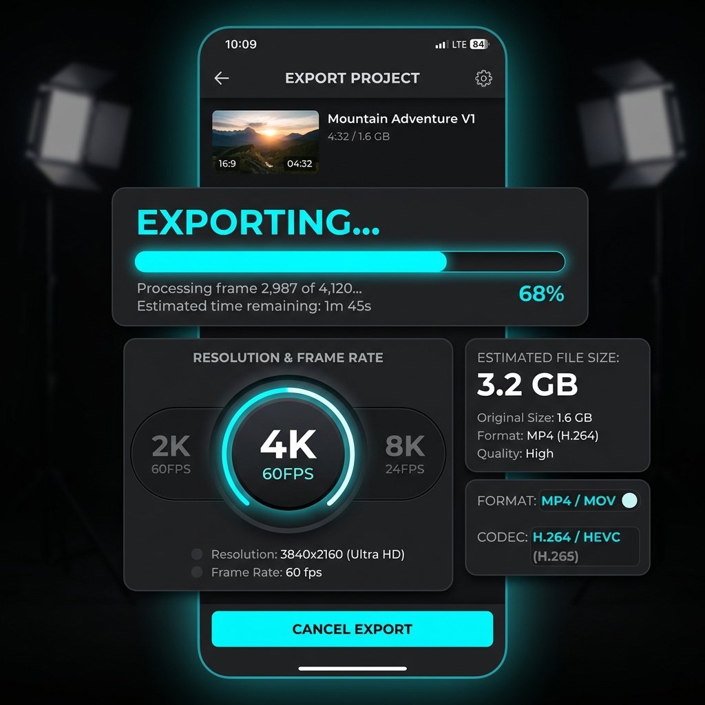 AI Upscaling Engine UI