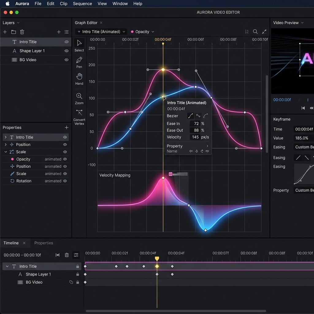 Graph Editor and Bezier Curves